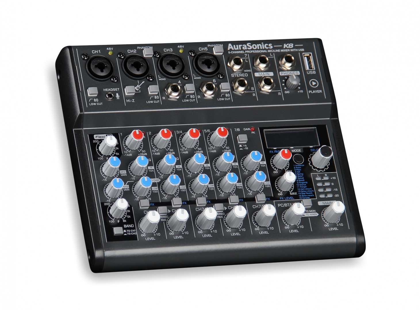 AuraSonics K8 компактный микшерный пульт в Махачкале