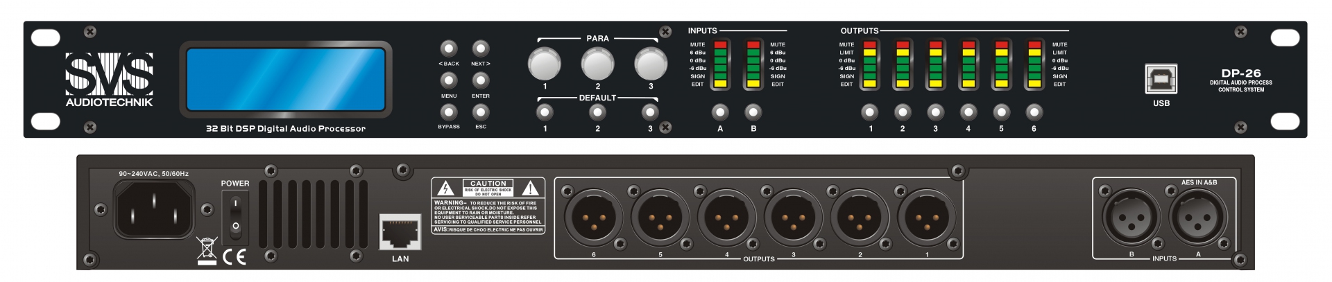 SVS Audiotechnik DP-26 Цифровой процессор: 2 входа 6 выходов в Махачкале