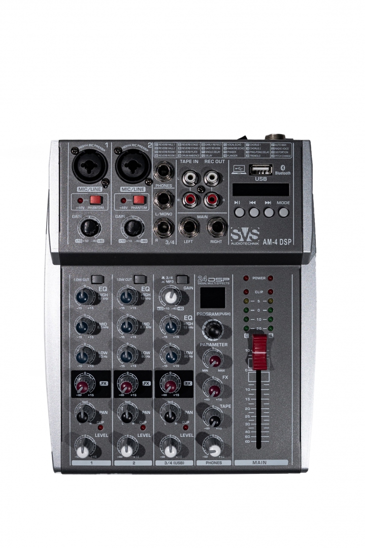 SVS Audiotechnik mixers AM-4 DSP Аналоговый микшерный пульт, 4-канала в Махачкале